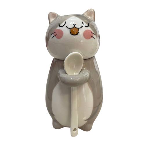 Taza Azucarera Gato Kawai