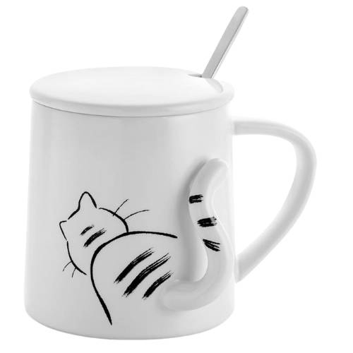 Taza Gato Cola 3D