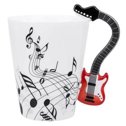 Taza Musical Guitarra Eléctrica