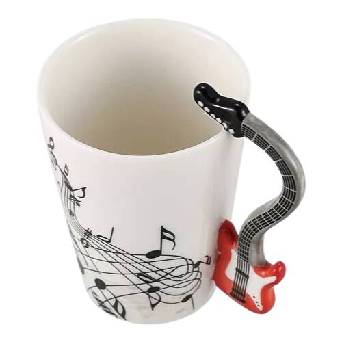 Taza Musical Guitarra Eléctrica